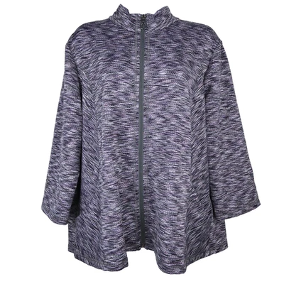 Chaqueta Chicos Fin de Semana 3 (XL) Púrpura Negra Blanca Mangas 3/4 Bolsillos con Cremallera Completa Foto 1 de 4