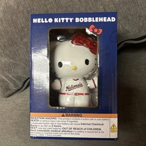 Washington Nationals 2025 SGA Bobblehead Hello Kitty Light Up Bobble Arm 4/8/25 - Picture 1 of 5
