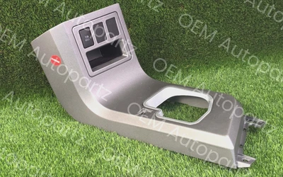 Toyota Tundra 2007-2013 consola central palanca de cambios bisel moldura OEM usado color plata Foto 1 de 4