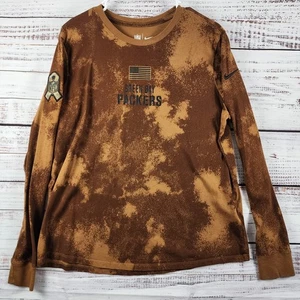 Nike Women’s 2023 Green Bay Packers Salute to Service LS Crewneck Shirt XL - Picture 1 of 7
