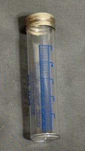 Vintage CELLUPLASTIK Zelluloid GROSCHEN MÜNZE Tube KEY CLUB Save-A-Dime KAMPF KREBS - Bild 1 von 6