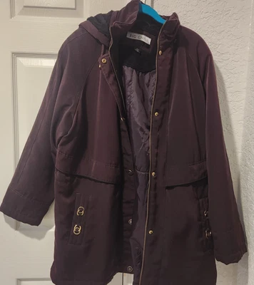 Chaqueta Boho Vintage Big Chill Marrón Gamuza - Talla L - Suave y Cómoda Con Capucha Dorada Foto 1 de 4