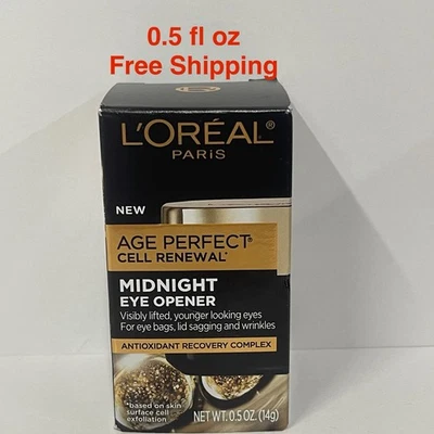 L'Oreal Paris Age Perfect Cell Renewal Midnight Eye Opener Antioxidant Recovery - Image 1 of 4
