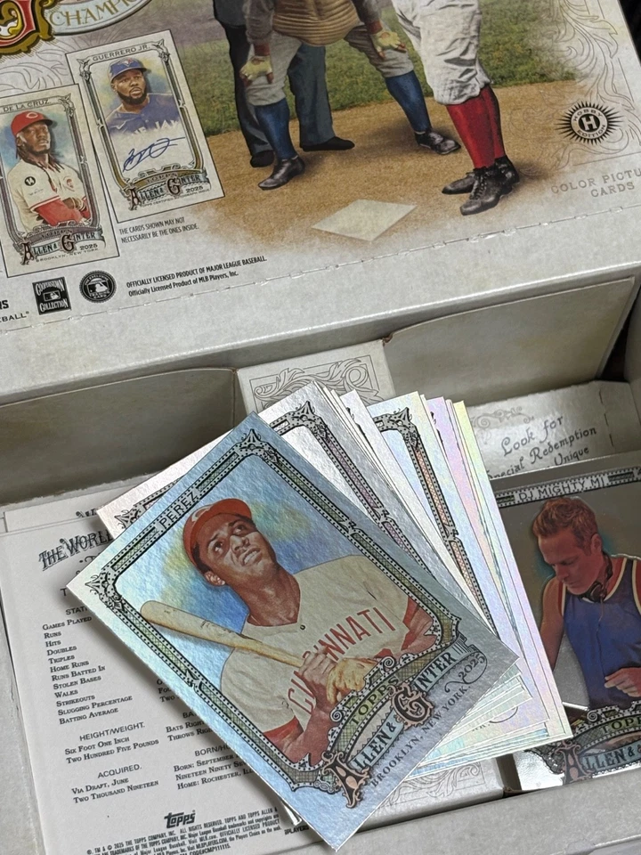Folhas paralelas retrato prata Allen And Ginter 2025 que você escolhe complete seu conjunto - Imagem 1 de 1