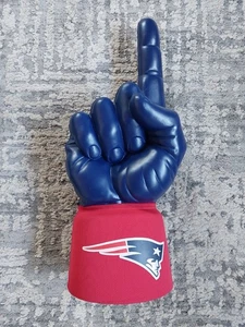 NFL Ultimate Hand 3D Foam #1 Finger New England Patriots Large 20" Rare - Bild 1 von 3