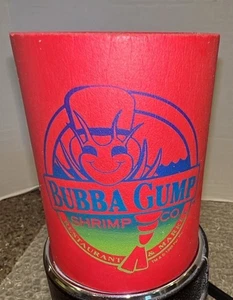Vintage Bubba Gump Shrimp Restaurant & Market Foam Drink Koozie Holder 1999 - Picture 1 of 9
