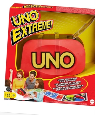 UNO Extreme Card Game Featuring Random-Action Launcher with Lights & Sounds &... - Image 1 of 2