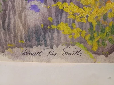 Naturaleza muerta acuarela pintura flores arte pintura Harriet Rex Smith artista  Foto 1 de 4