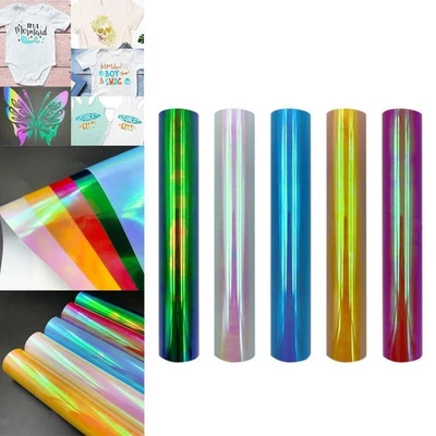 Holographic Heat Transfer HTV Premium Vinyl for T-Shirt, Clothing, - Image 1 of 4