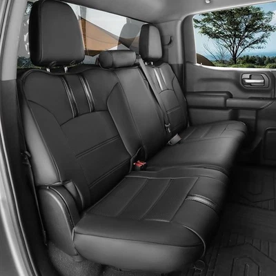 Custom Fit Seat Covers Full Set for Chevy Silverado & GMC Sierra 1500(2019-2026) - Image 1 of 4