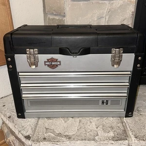 Cassetta porta attrezzi 3 cassetti ufficiale Harley Davidson Motorcycles 22x16x11" - Foto 1 di 13
