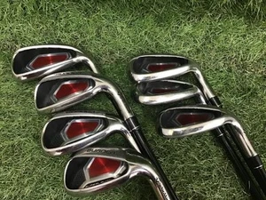 TaylorMade BURNER SUPERLAUNCH Iron Set 6-9,Pw,Aw,Sw 7pc Flex R FUBUKI 50 - Picture 1 of 6