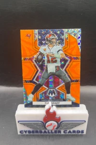 2022 Panini Mosaic Tom Brady #251 Orange Prizm Bucs Patriots - Picture 1 of 2