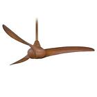 Minka-Aire F843-DK, Wave, 52" Ceiling Fan, Distressed Koa with Remote and Wall