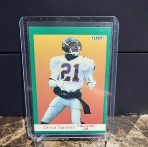 1991 Fleer - #210 Deion Sanders - Picture 1 of 7