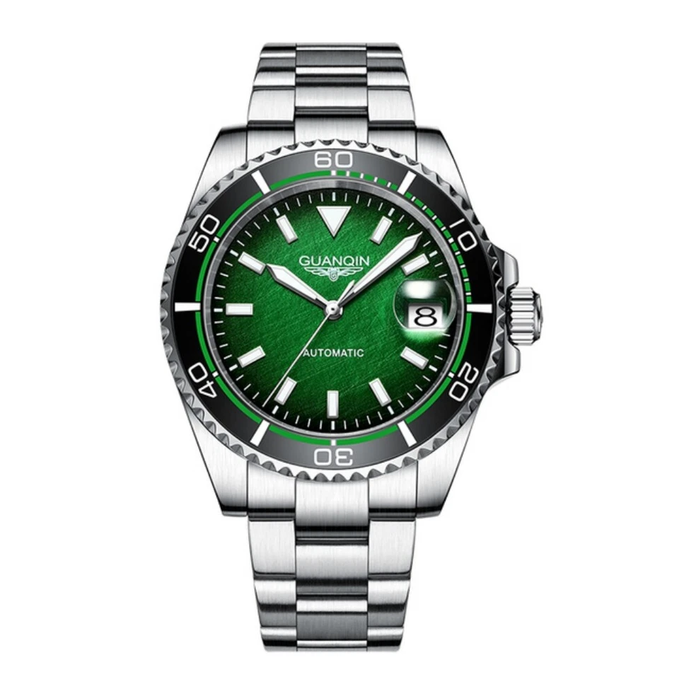 Reloj mecánico automático para hombre bisel de cerámica cristal de zafiro movimiento Japón NH35 Foto 1 de 4
