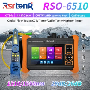 Rsrteng RSO-6510 5,4" OTDR 1310/1550nm 28/26dB TVI/CVI/AHD/CVBS LS OPM VFL OLS - Foto 1 di 10