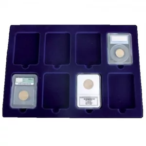 Münztablett für 8 zertifizierte Münztabletten - Bild 1 von 2