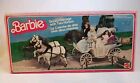 ENSEMBLE DE JEU POUPÉE BARBIE VOITURE DE RÊVE AVEC DEUX CHEVAUX 1984 MATTEL 5441 PAS DE PRIX DE RÉSERVE