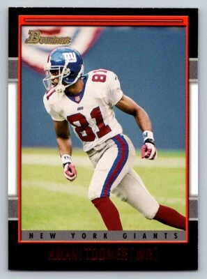 2001 Bowman #97 Amani Toomer New York Giants - Image 1 of 2