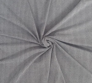 Nylon Spandex Jersey Knit Fabric Two Tone Black White Activewear Fabric 1/16 - Picture 1 of 8