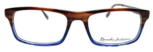 AUTHENTIC & NEW - RANDY JACKSON 3033 220 54/18/145 - BROWN - EYEGLASSES & CASE - Picture 1 of 3