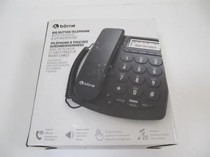 Borne Lifestyle ID chiamante con cavo pulsante grande telefono vivavoce - Foto 1 di 10