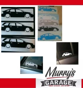 1x Opel Vectra C / Signum Aufkleber Lowered VFL, FL, GTS, Caravan Sticker, Decal - Picture 1 of 29