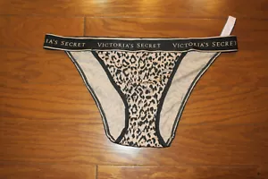 L ❤️ VICTORIA'S SECRET ❤️ WIDE BAND ❤️COTTON PANTIES STRING BIKINI PRINT ❤️ NWT - Picture 1 of 3