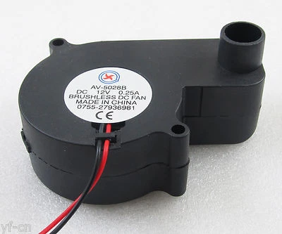 1pc Brushless DC Cooling Blower Fan 12V 0.25A 55x55x28mm 5028B 2pin Connector - Image 1 of 4
