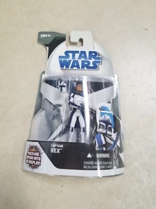 Star Wars Clone Wars Captain Rex 2008 Hasbro New on Card - Picture 1 of 4