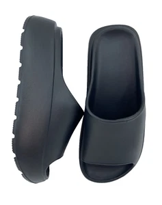 Platform Slides for Women EVA Sz 6 Thick Sole Slippers Non Slip Outdoor Sandals - Picture 1 of 11