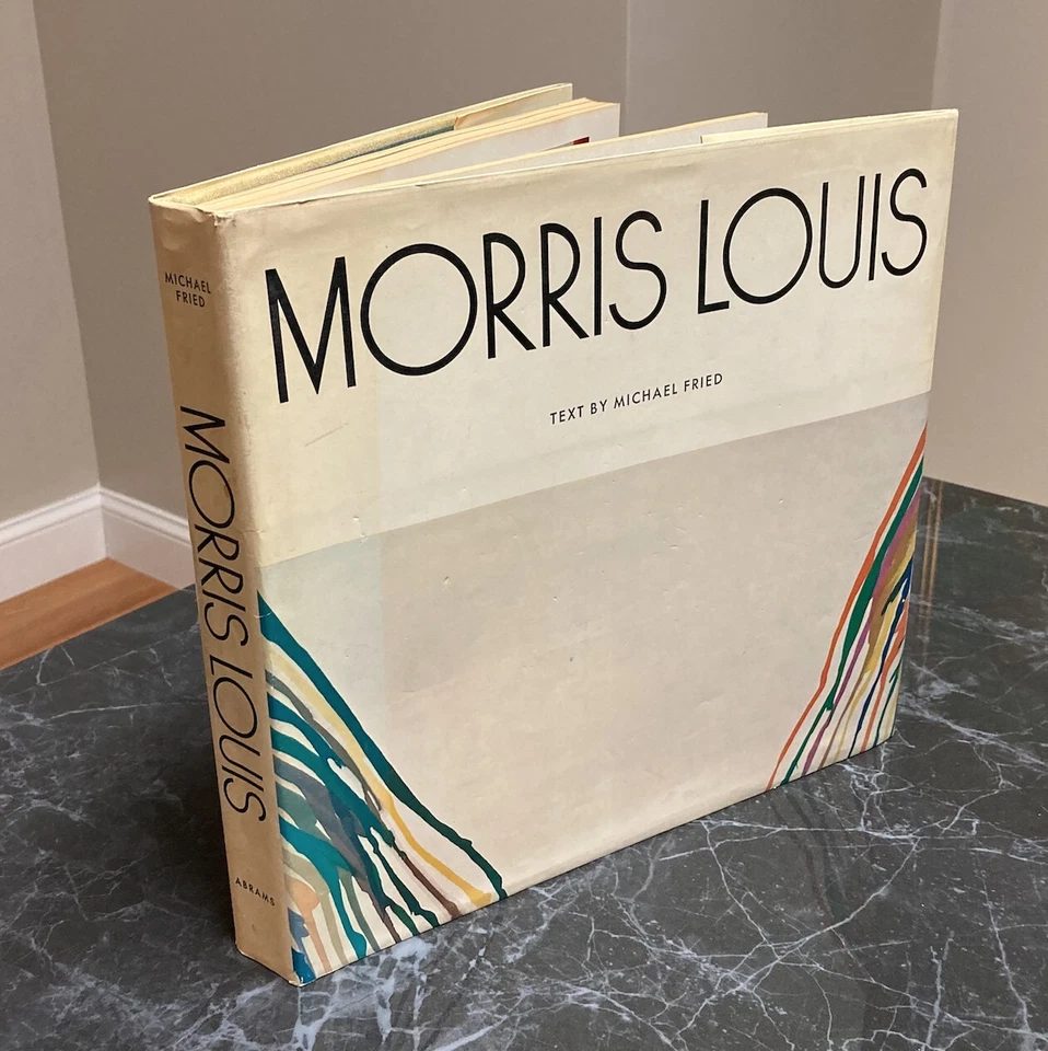 MORRIS LOUIS 1979 1ST EDITION ABSTRACT EXPRESSIONIST LITHOGRAPH PRINT BOOK - Image 1 of 4