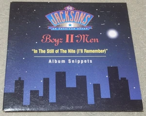 BOYZ II MEN - THE JACKSONS - ALBUM SNIPPETS - CD SINGLE CARDBOARD SLEEVE - Picture 1 of 2