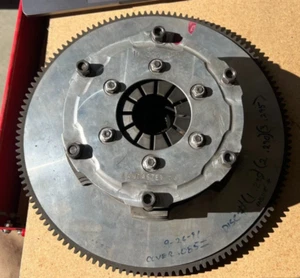 10000RPM 5.5 Triple Disc Clutch Set Up Flywheel Lightweight - Picture 1 of 13