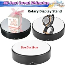 Mirror Surface 360°Rotary Display Stand Rotating Speed Turntable Jewelry Holder