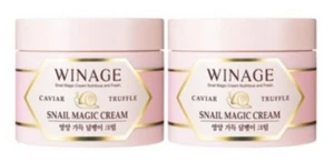Coreana Winage Snail Magic Cream 100ml x 2ea Anti-Aging K-Beauty - Picture 1 of 7