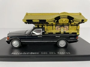 AUTOCULT Mercedes Benz 560SEL Nagoya Hearse W126 1:43 90195 Limited - Picture 1 of 3