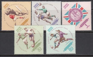 Mongolia - Mail 1966 Yvert 369/73 MH Sports Football - Picture 1 of 1