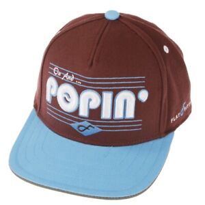 Flat Fitty Popin' Hat Cap, Burgundy / Teal, One Size