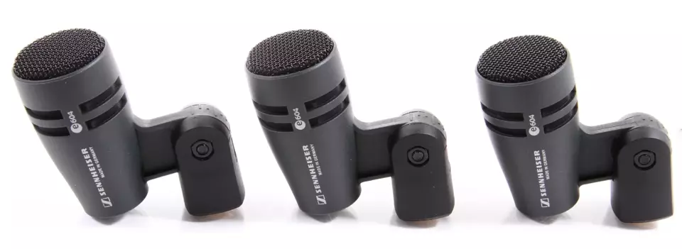 Sennheiser e604 Dynamic Cardioid Drum Mic 3 Pack Dealer  Warranty - Image 1 of 4