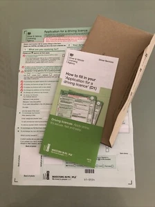 Driving Licence Application DVLA Driver form provisional renew address change - Picture 1 of 2