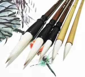 Chinese Calligraphy Brush Set Chinese Brush Set Watercolor Sumi Drawing Brush Wr - Picture 1 of 12