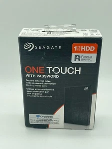 Seagate One Touch, 1TB, Password Activated Hardware encryption Portable External - Picture 1 of 7