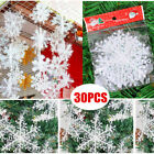 'Artificial Christmas Tree White Snow Flocking Popup Fluffy Outdoor Indoor 5/6ft