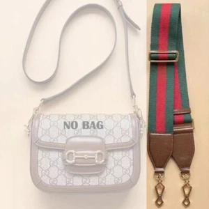Geldbörsenriemen ohne Marke für Gucci 1955 Gucci Horsebit rot grün Ersatzriemen - Bild 1 von 18