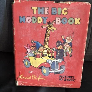 Vintage The Big Noddy Book by Enid Blyton Has Dust Cover Early Undated Edition - Picture 1 of 7