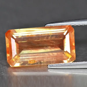 4.03Ct Octagan_ Eye-opening Unheated Double Tone Andesine From Brazil - Picture 1 of 1