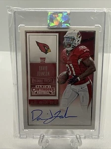 2015 Panini Contenders - RC Rookie Ticket On Card Auto RPS #209 David Johnson - Picture 1 of 4