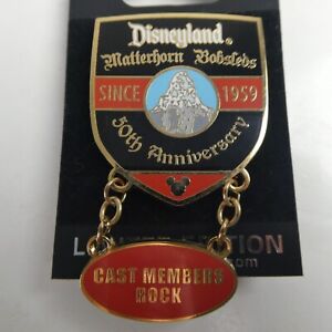 Disney Pin 70482 Cast Exclusive Matterhorn Bobsleds 50th Anniversary Attraction